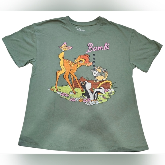 Disney Tops - Disney's Bambi And Friends Junior Medium Graphic T-shirt. New